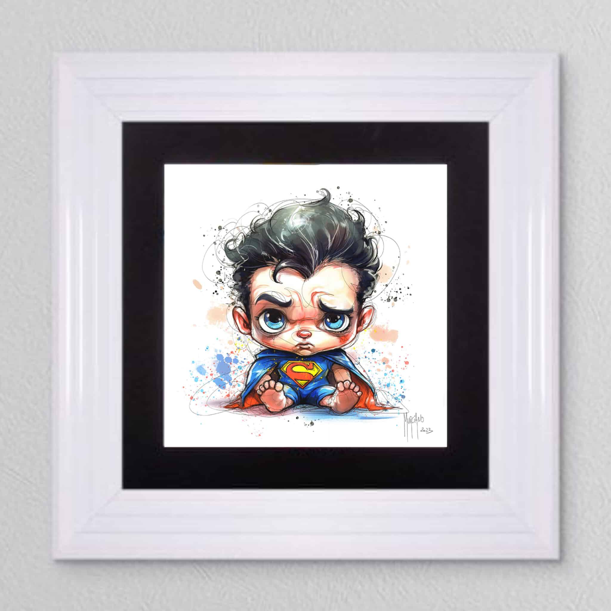 Baby Superman Framed Picture by Patrice Murciano