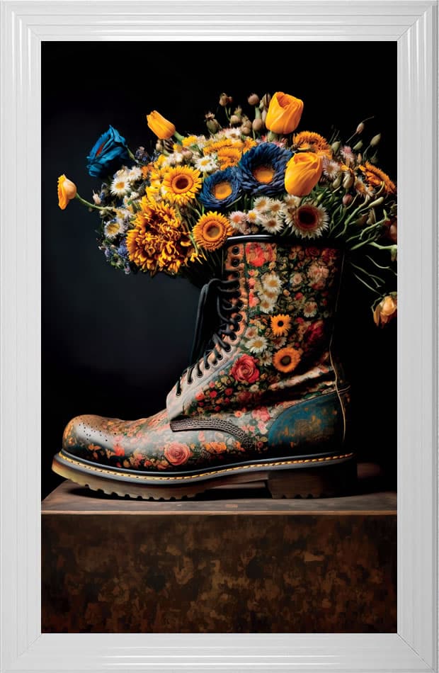 Doc Martin Floral Wall Art