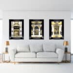Gucci shop Front with Gold Background - Wall Art - Image 7