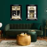 Gucci shop Front with Gold Background - Wall Art - Image 8