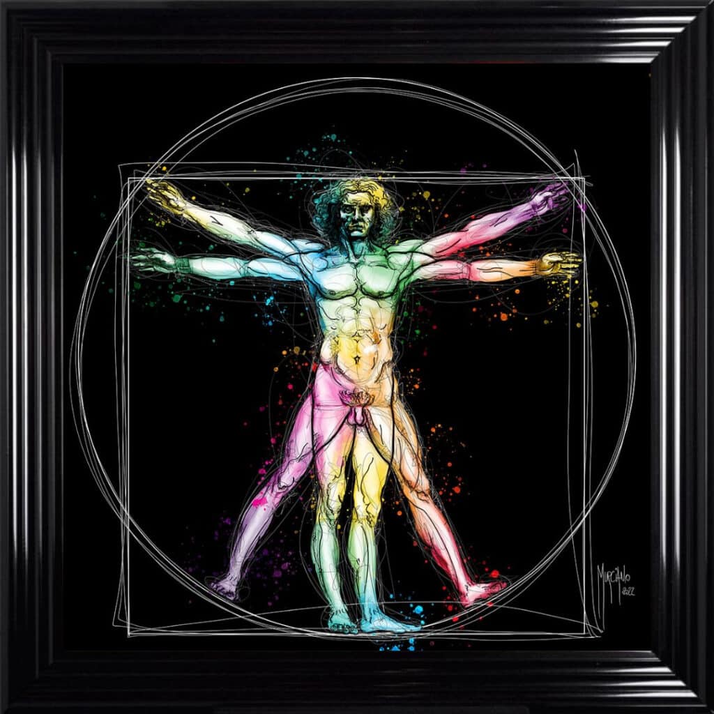 The Secret of Leonardo - Framed Wall Art by Patrice Murciano