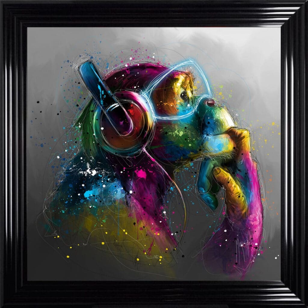 Meta Monkey - Framed Wall Art by Patrice Murciano