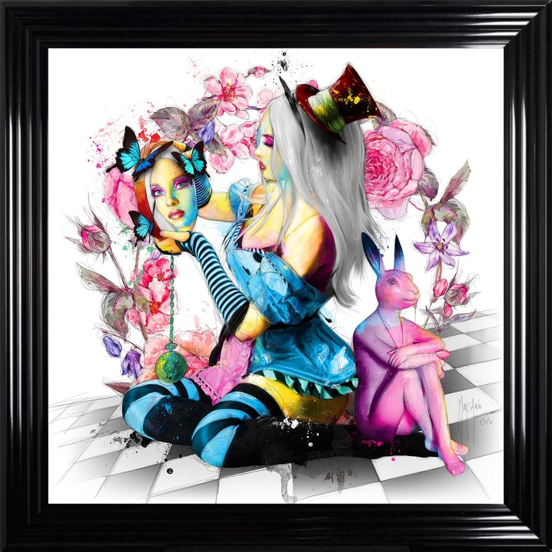 Untitled - 2023-10-28T083222.222 Alice in Wonderland - Framed Wall Art by Patrice Murciano