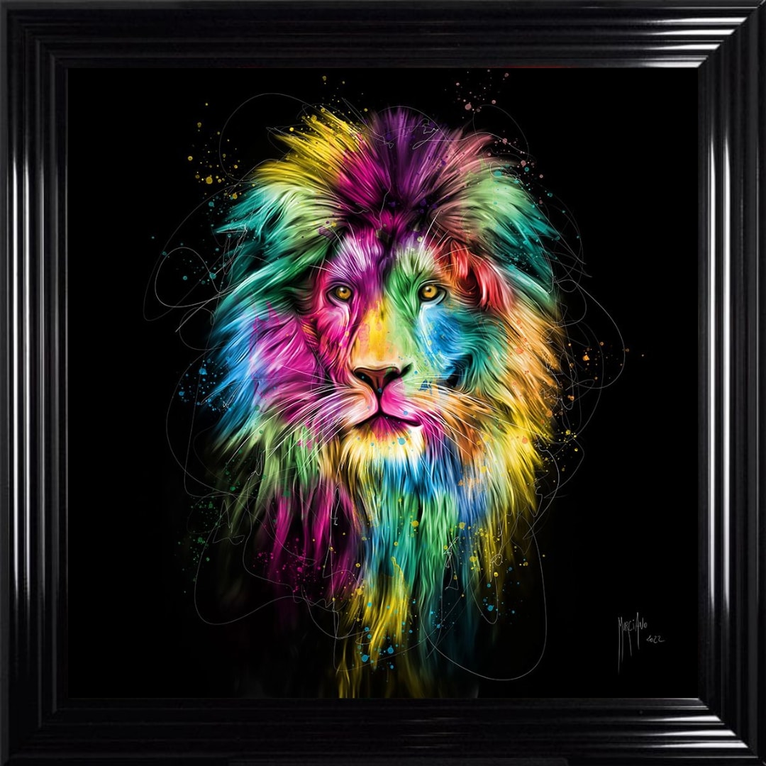 Untitled - 2023-11-14T192221.416 Jungle King - Framed Wall Art by Patrice Murciano