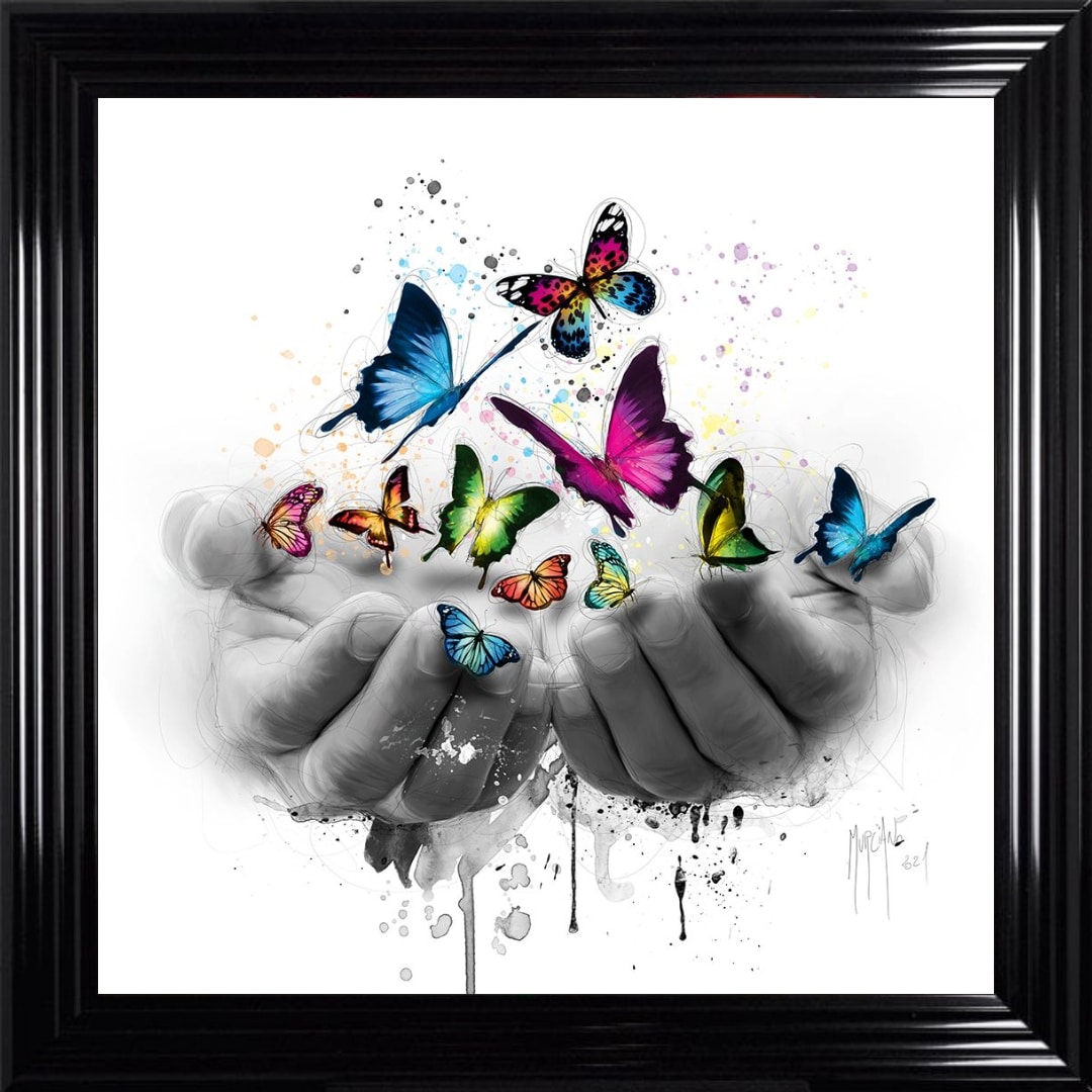Untitled (24) Freedom of Colours - Framed Wall Art by Patrice Murciano