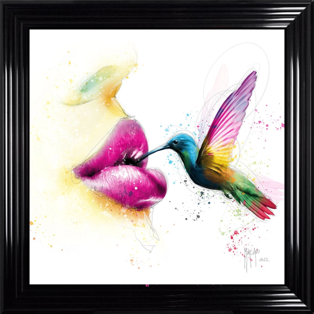Little Kiss - Framed Wall Art by Patrice Murciano