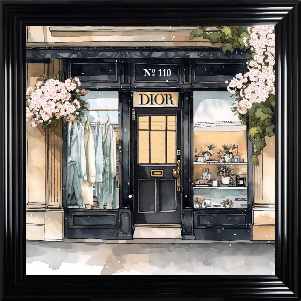 Boutique Dior Wall Art