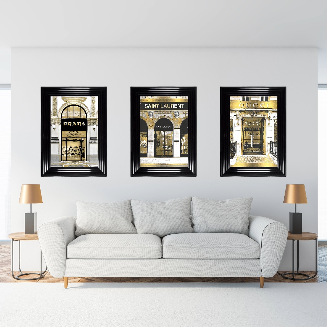 Fashion themed wall art