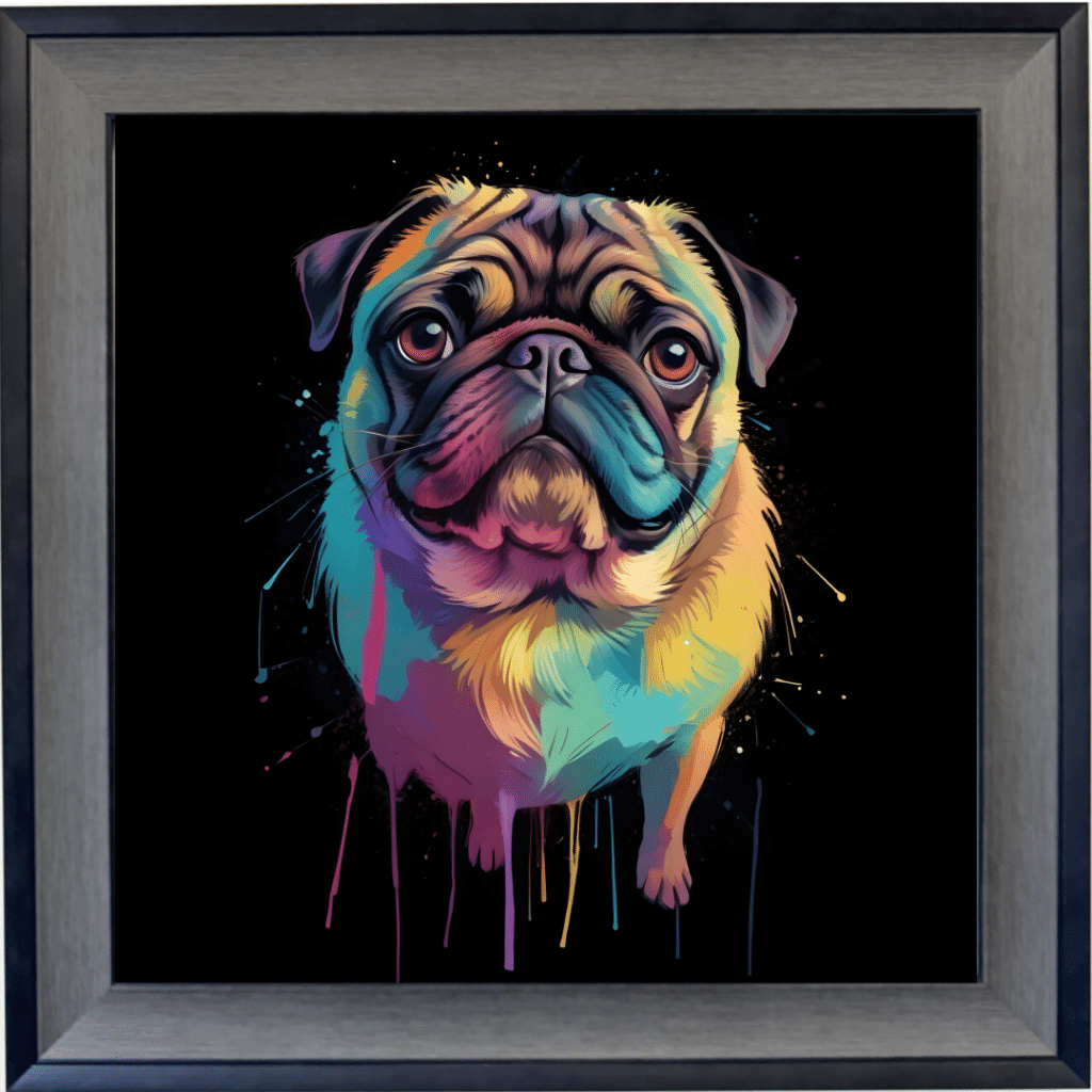 Pug - Framed Wall Art