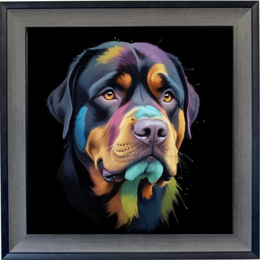 Untitled - 2024-07-26T153628.339 Rottweiler - Framed Wall Art