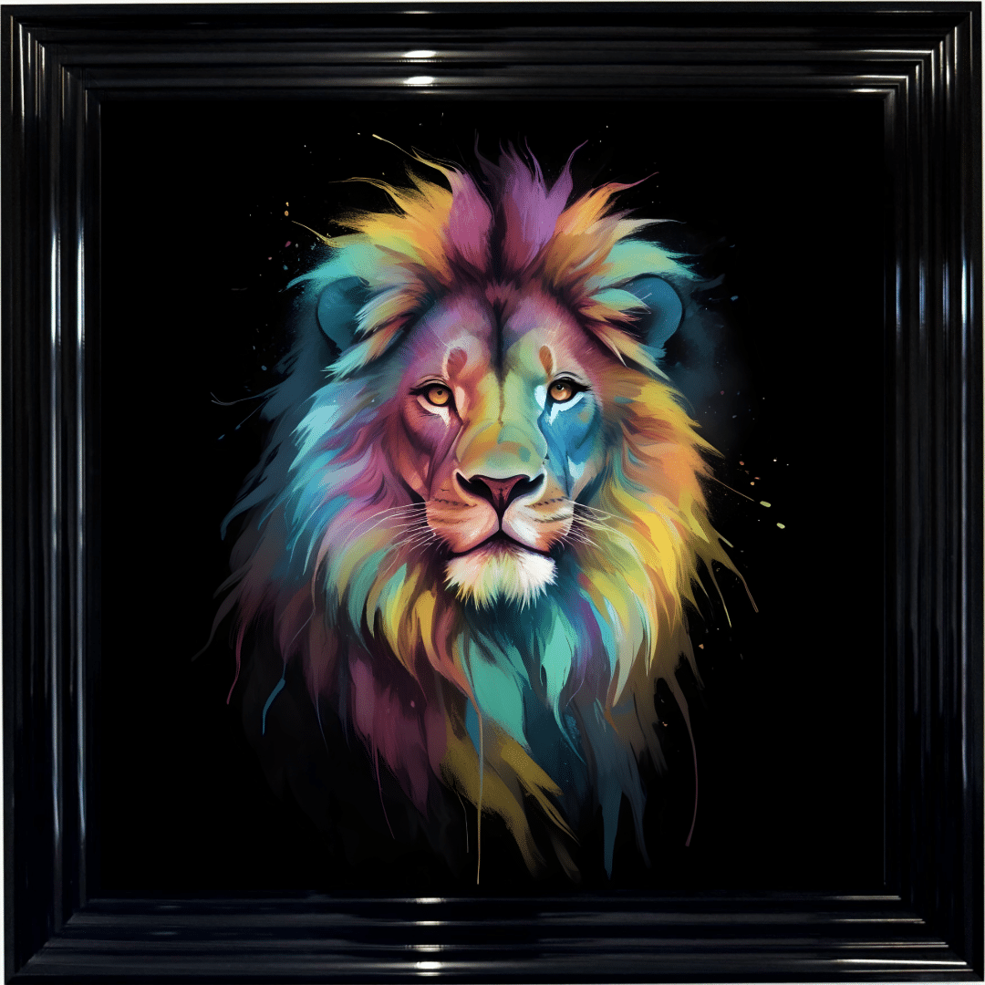 Untitled Lion - Colour Pop Wall Art