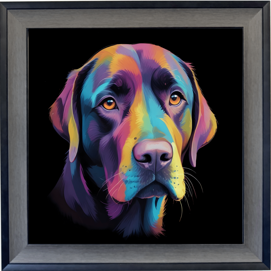 Untitled (96) Labrador - Framed Wall Art