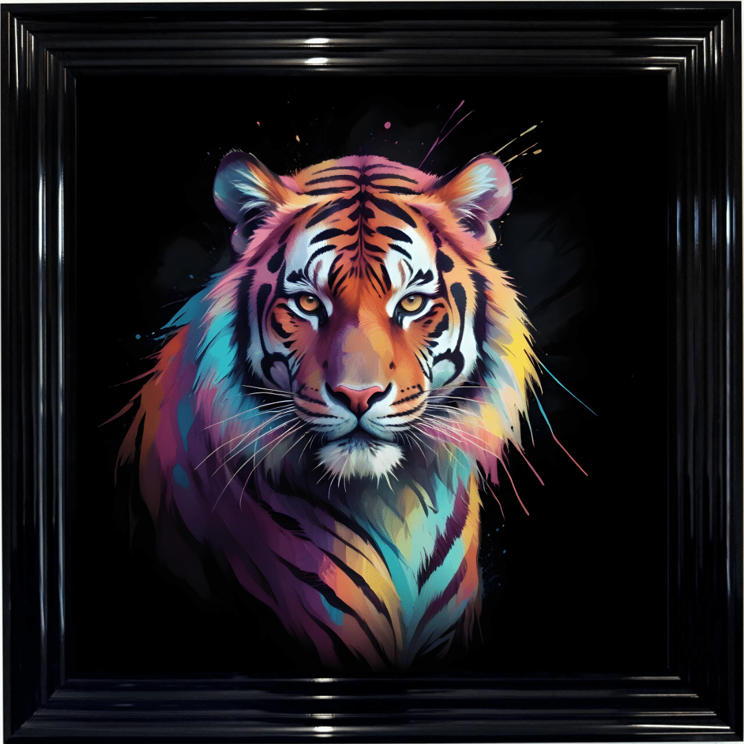 Untitled (16) Tiger - Colour Pop Wall Art