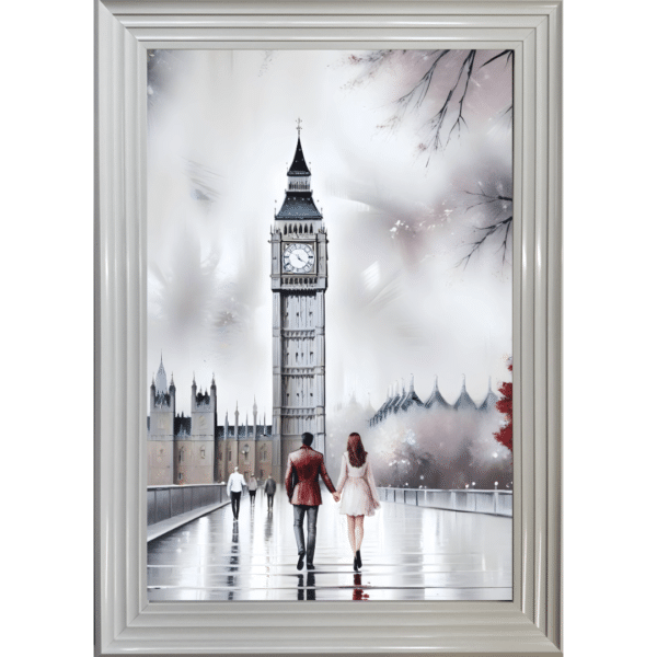Down Town Time - Framed Wall Art