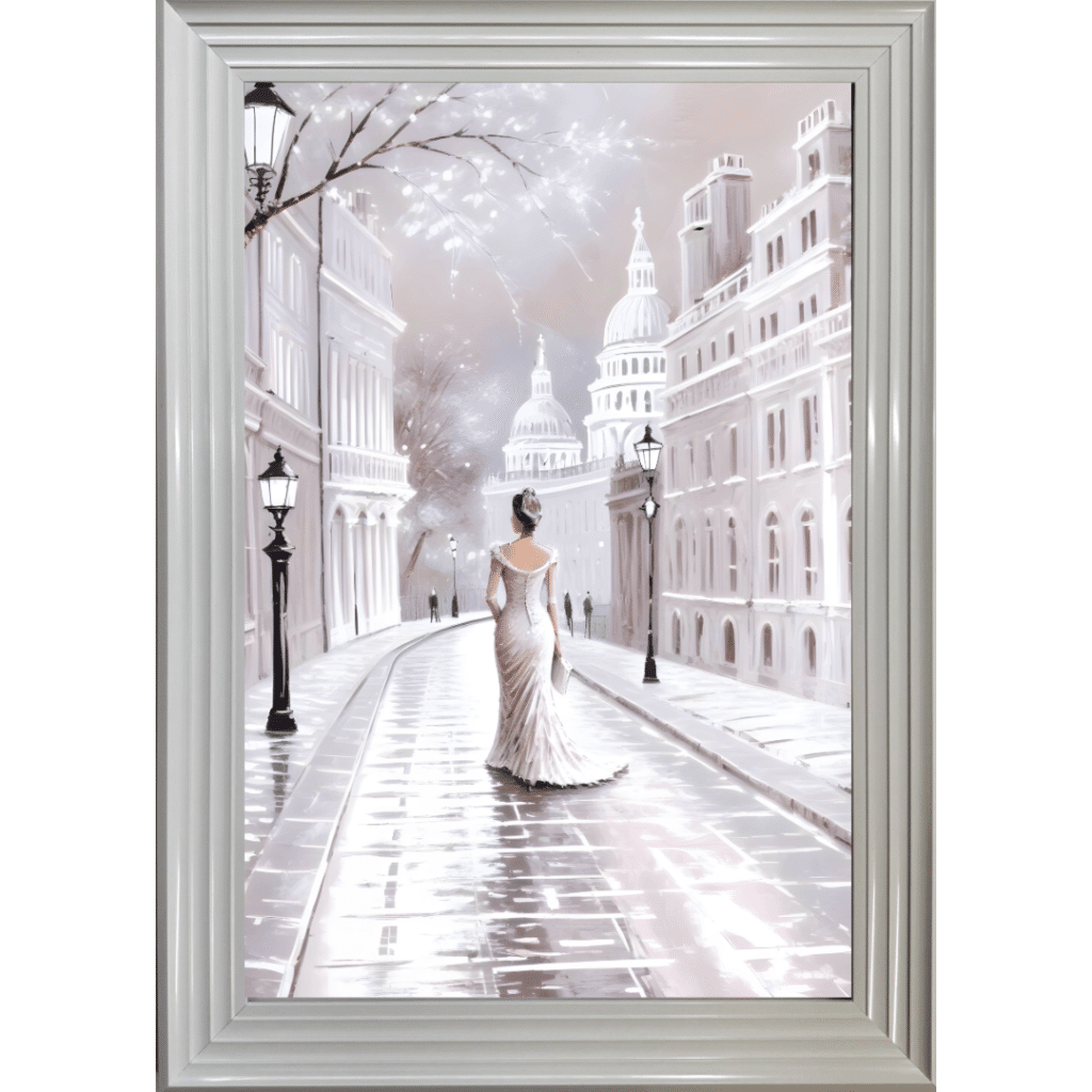 Elegant Streets of London - Framed Wall Art