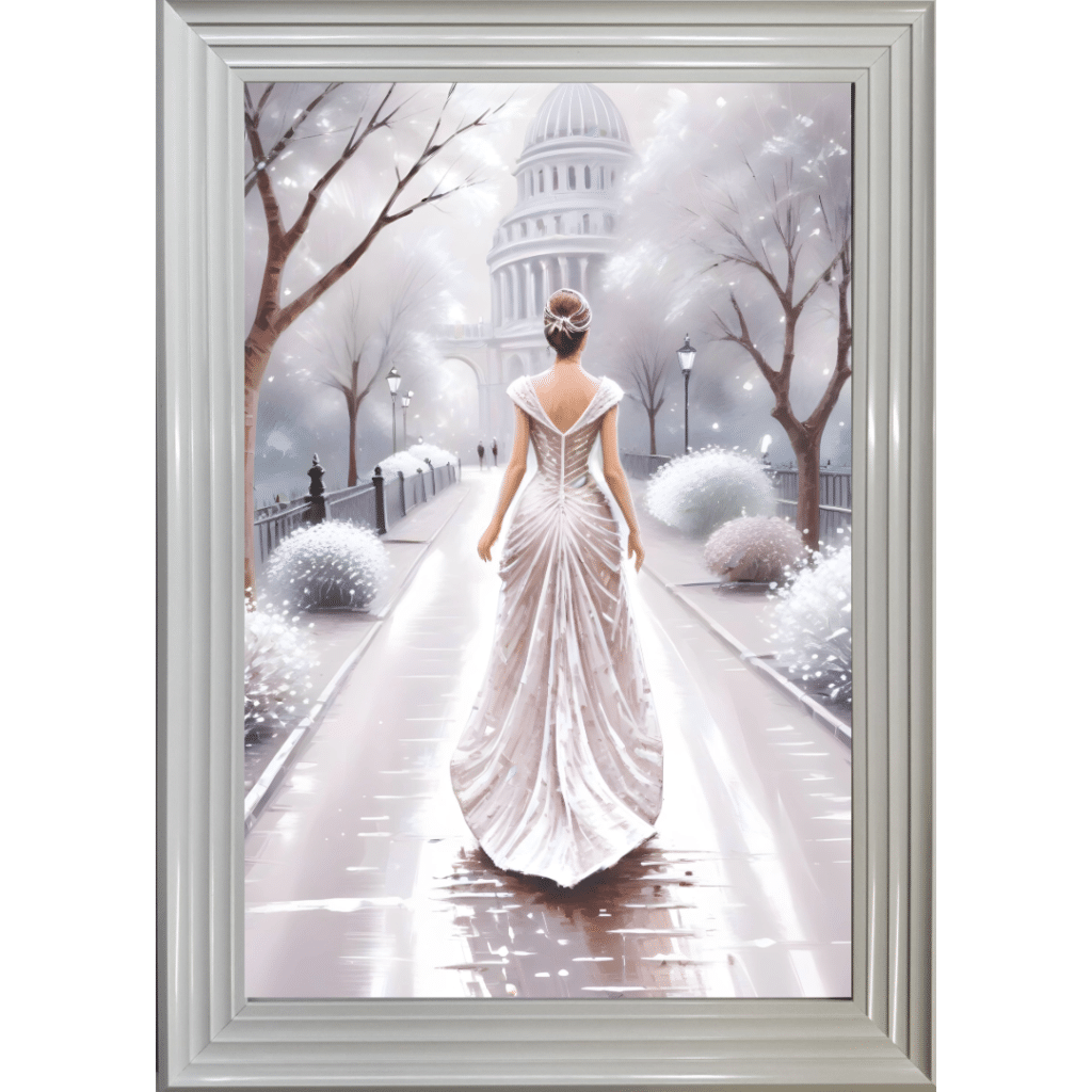 Evening Stroll - Framed Wall Art