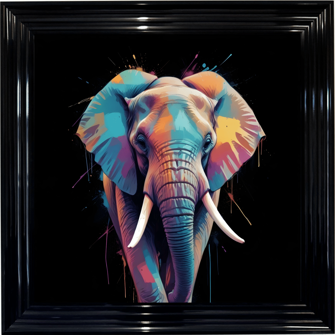 Untitled (4) Elephant - Colour Pop Wall Art