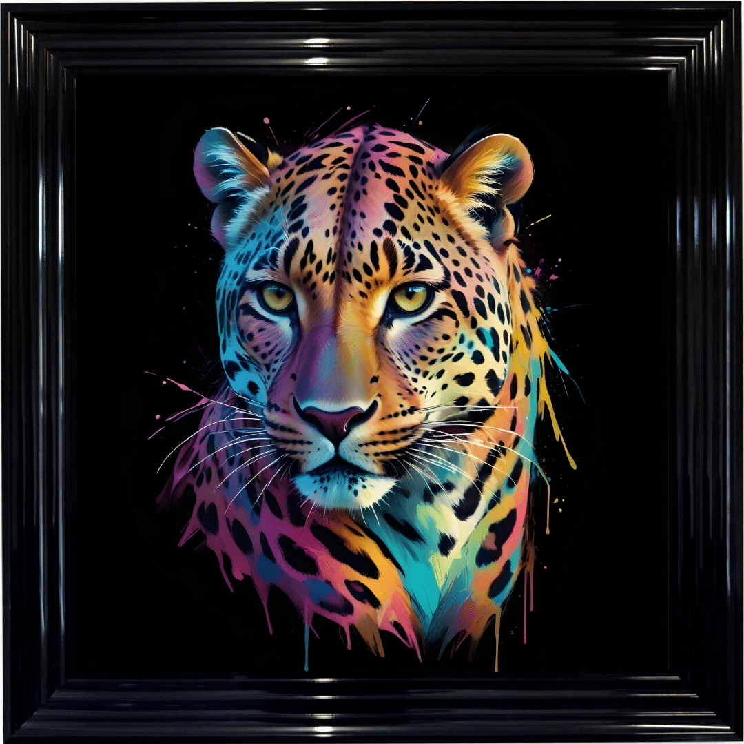 Untitled (5) Leopard - Colour Pop Wall Art