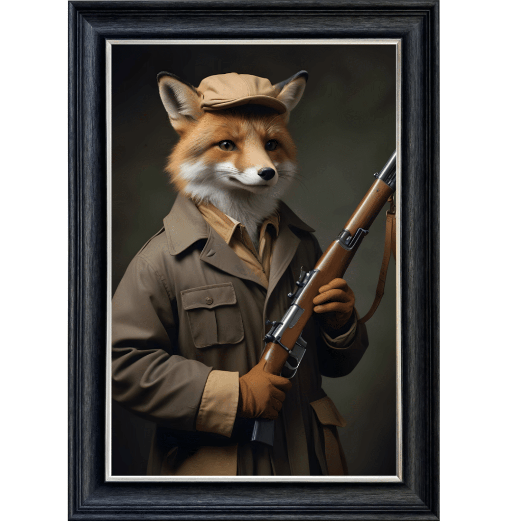 Foxy Revenge Framed wall art