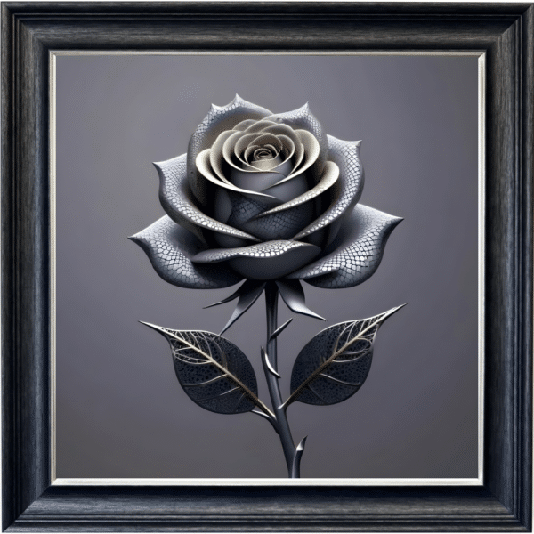 Copper Rose - Framed Wall Art