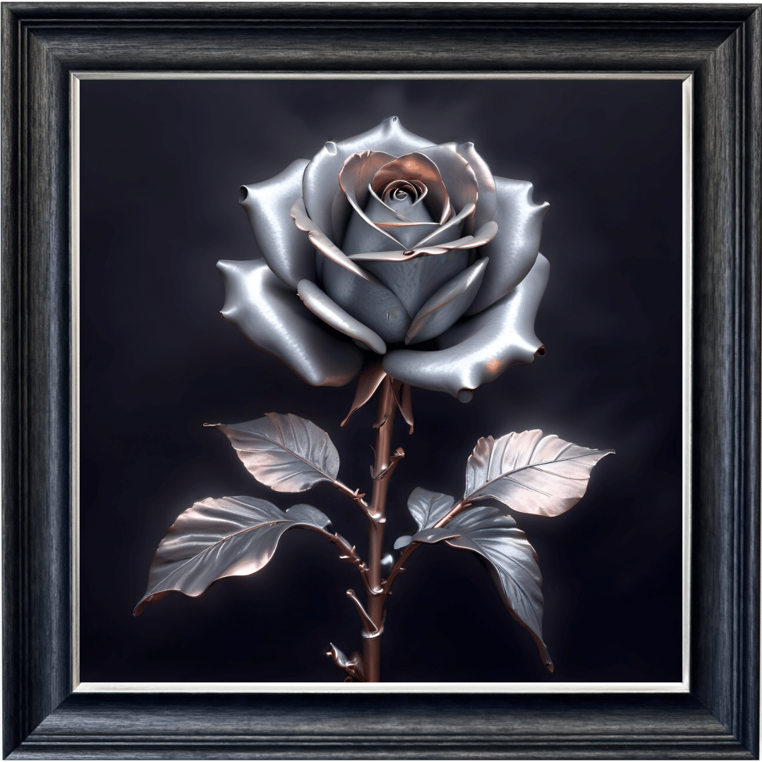 Untitled - 2024-09-27T143315.269 Bronze Rose - Framed Wall Art