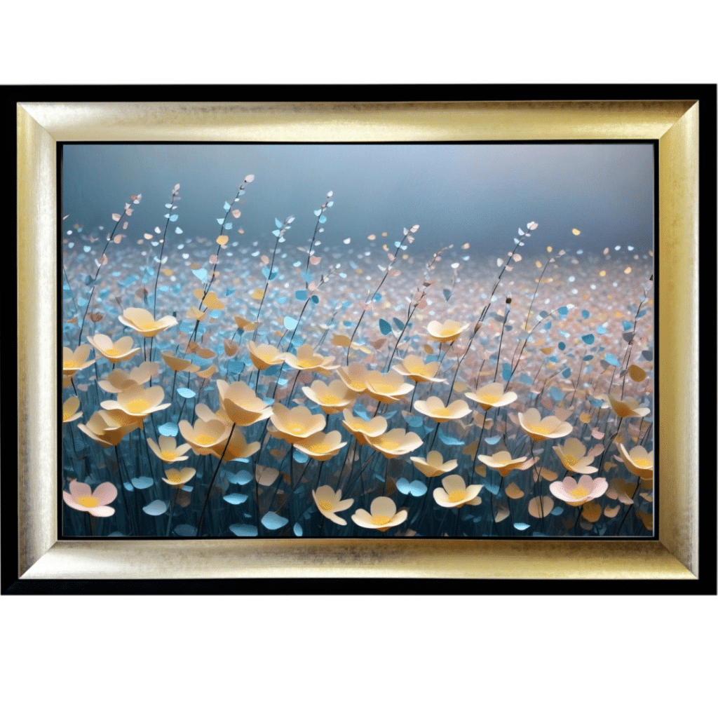 Fields of Cream - Framed Wall Art