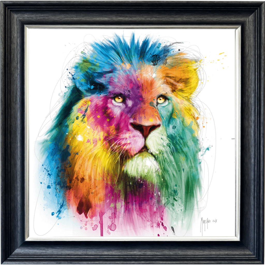 Lion Framed Picture by Patrice Murciano