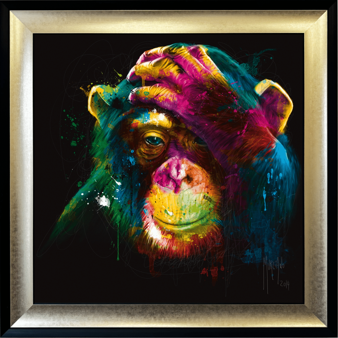 Untitled - 2026-04-18T185718.780 Darwin Monkey Framed Picture by Patrice Murciano