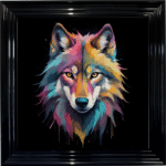 Wolf - Colour Pop Wall Art