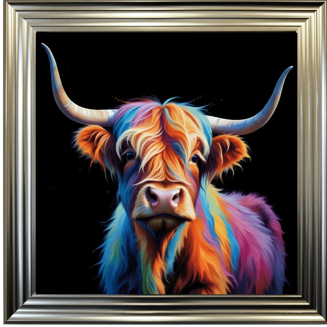 Untitled - 2025-01-05T152639.436 Highland Cow - Colour Pop Wall Art