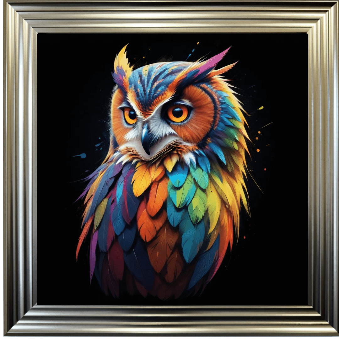Untitled - 2025-01-05T193824.700 Owl - Colour Pop Wall Art