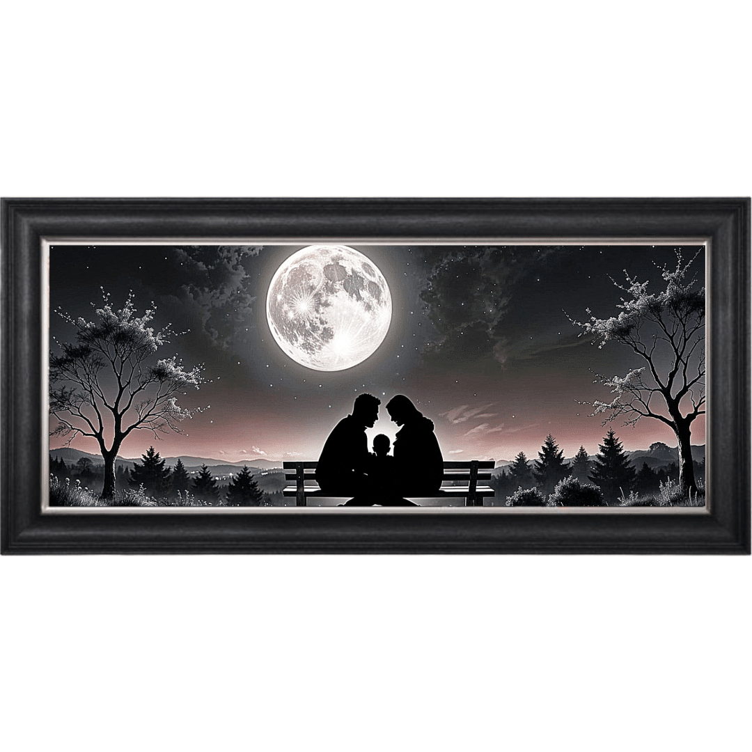 Untitled - 2025-02-20T124121.050 Us three versus the Universe - Framed Wall Art