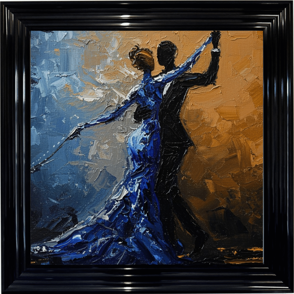 The Waltz - Abstract Framed Wall Art