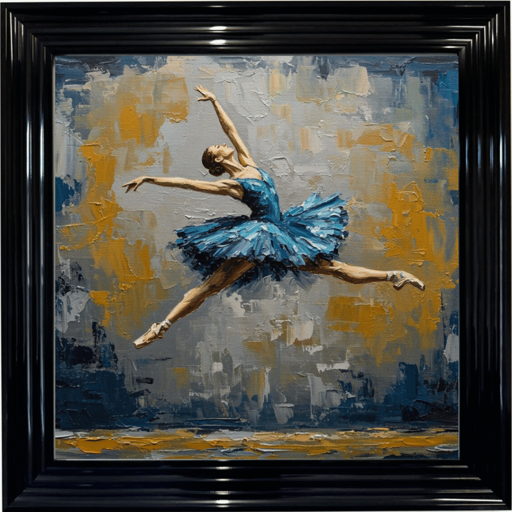 The Leap - Abstract Framed Wall Art