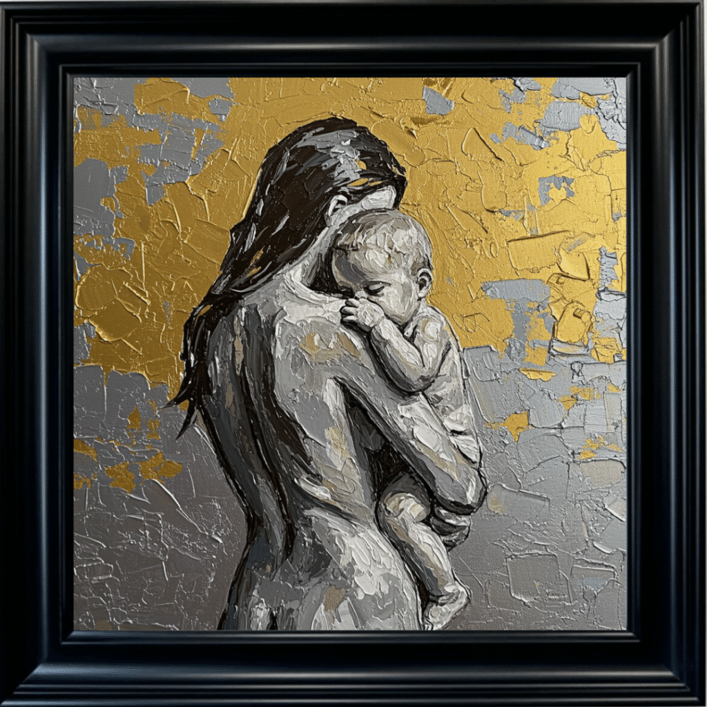 Mothers Love - Abstract Framed Wall Art