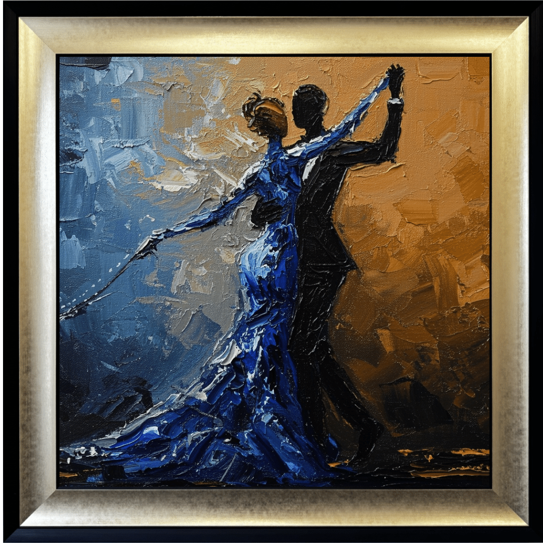 Untitled - 2025-05-26T164345.396 The Waltz - Abstract Framed Wall Art