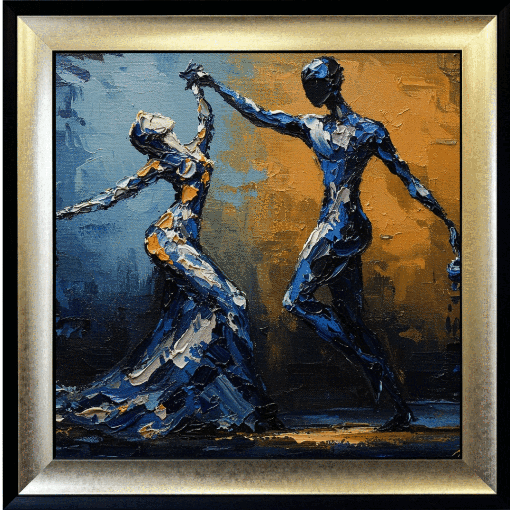 The Tango - Abstract Framed Wall Art