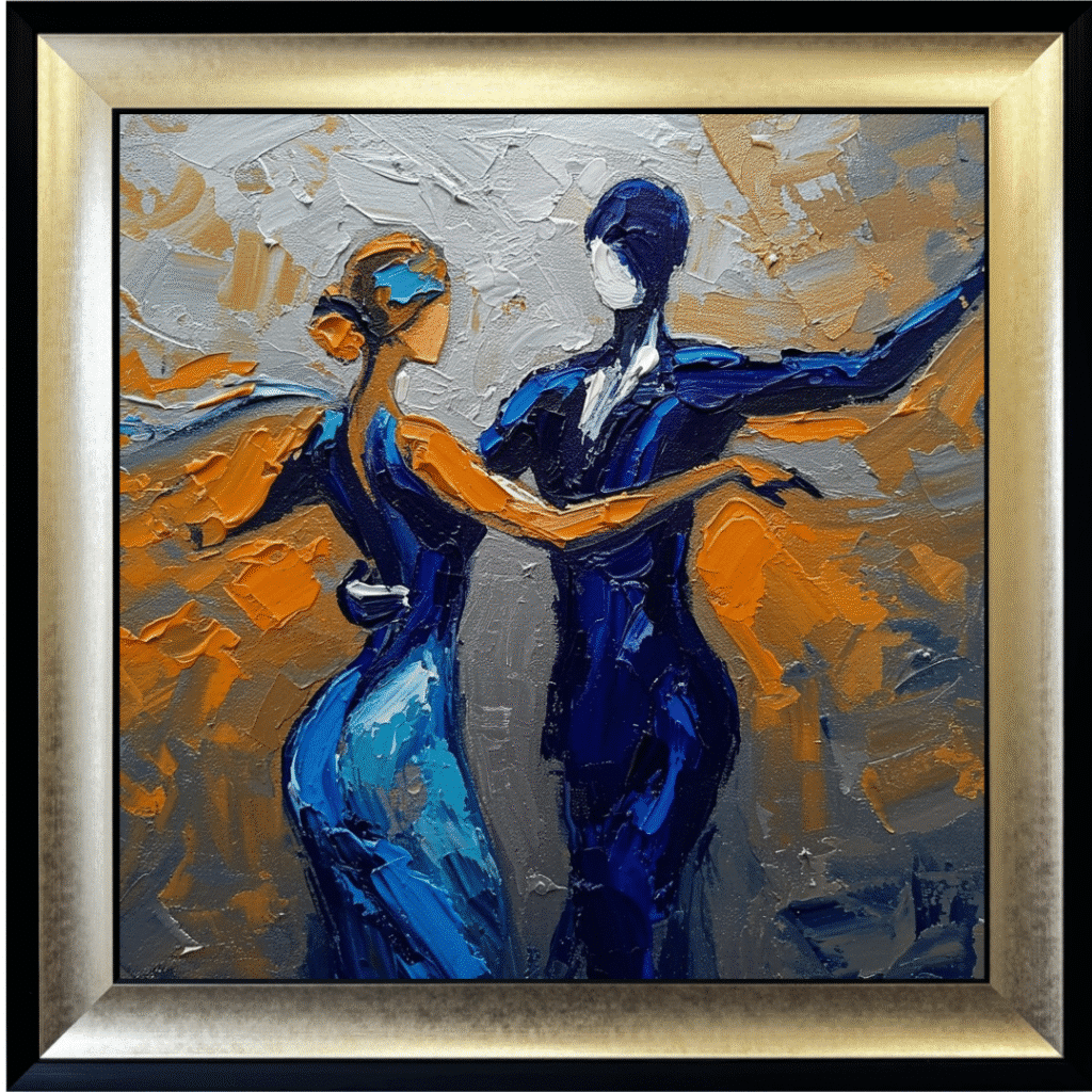 The Foxtrot - Abstract Framed Wall Art