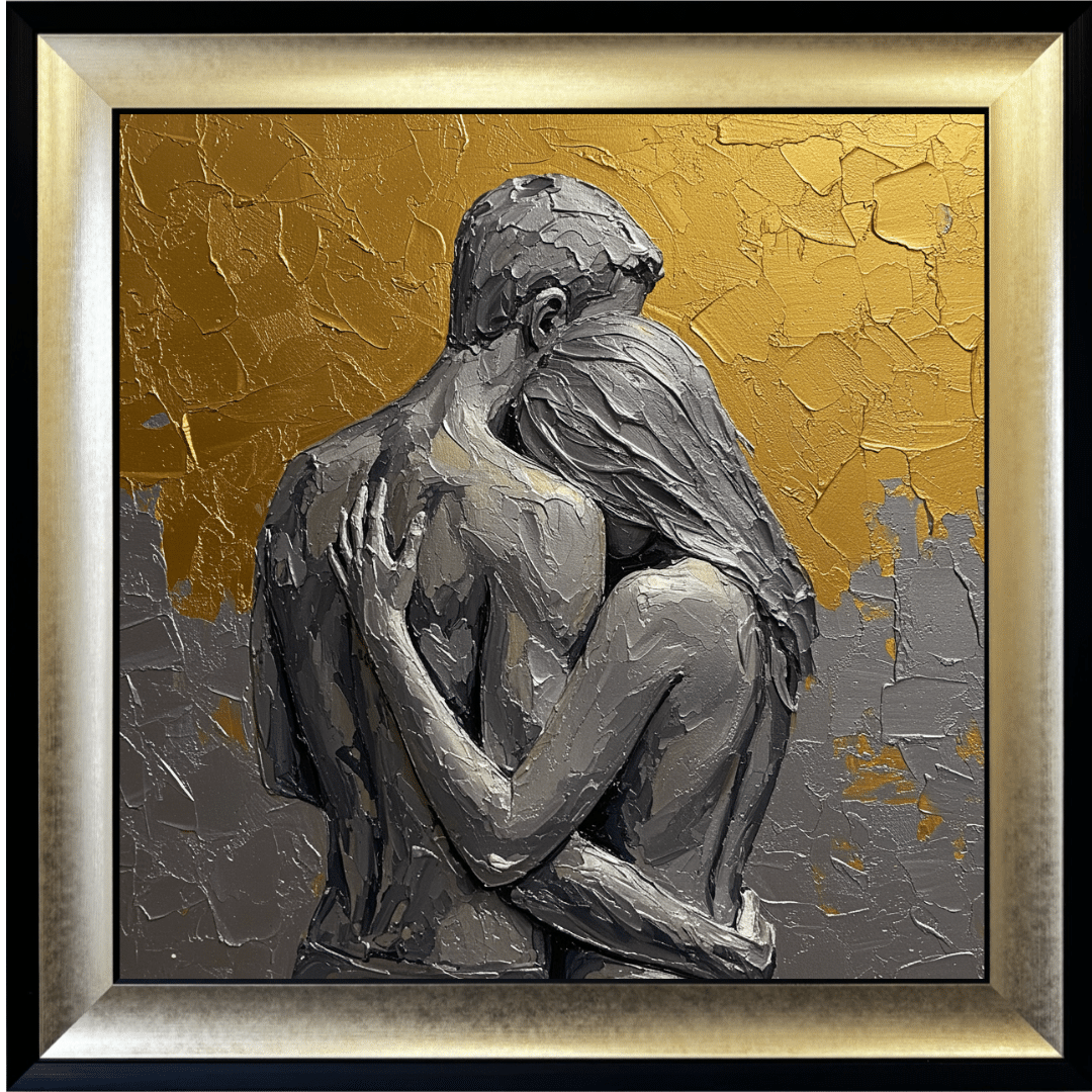 Untitled - 2025-05-26T164511.548 The Embrace - Abstract Framed Wall Art