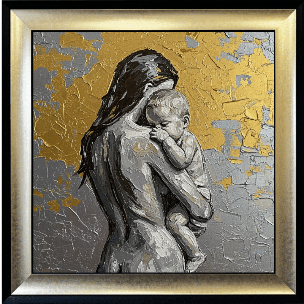 Mothers Love - Abstract Framed Wall Art