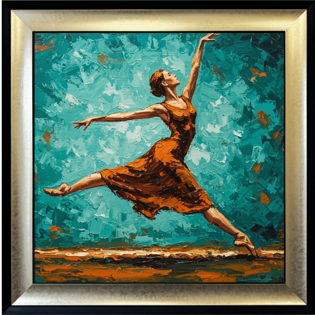 The Jete - Abstract Framed Wall Art