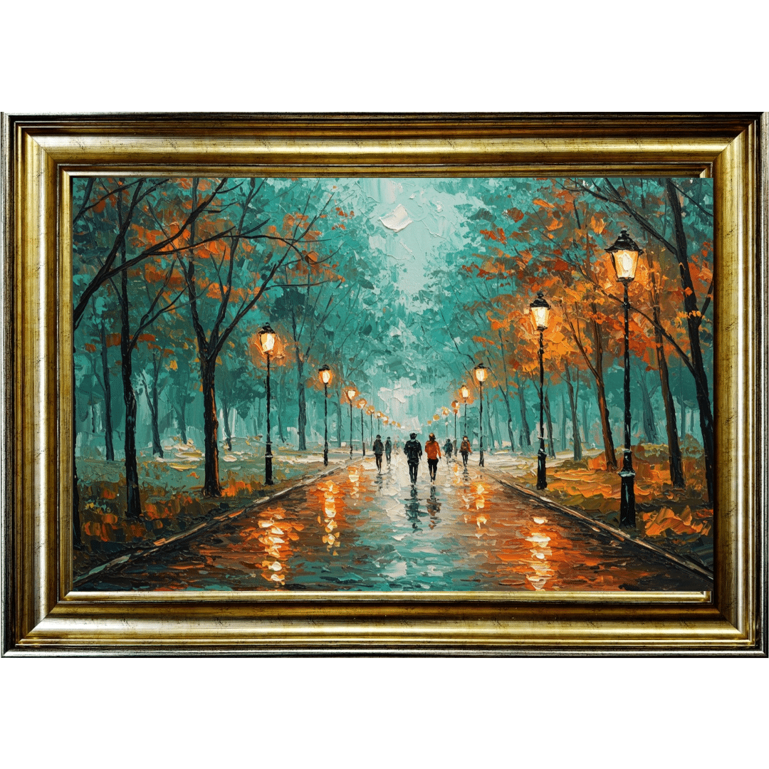 Untitled - 2025-07-07T155925.730 Autumn Park - Framed Wall Art