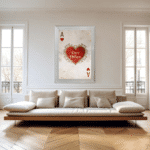 Queen of Hearts - Personalised Framed Playing Card Wall Art - Image 6