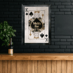 Queen of Hearts - Personalised Framed Playing Card Wall Art - Image 7