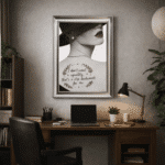 Beautiful and Powerful Tattooed Woman - Framed Wall Art - Image 9