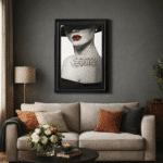 Beautiful and Powerful Tattooed Woman - Framed Wall Art - Image 6