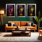 Radiance Prism Lady - Abstract Framed Wall Art - Image 3
